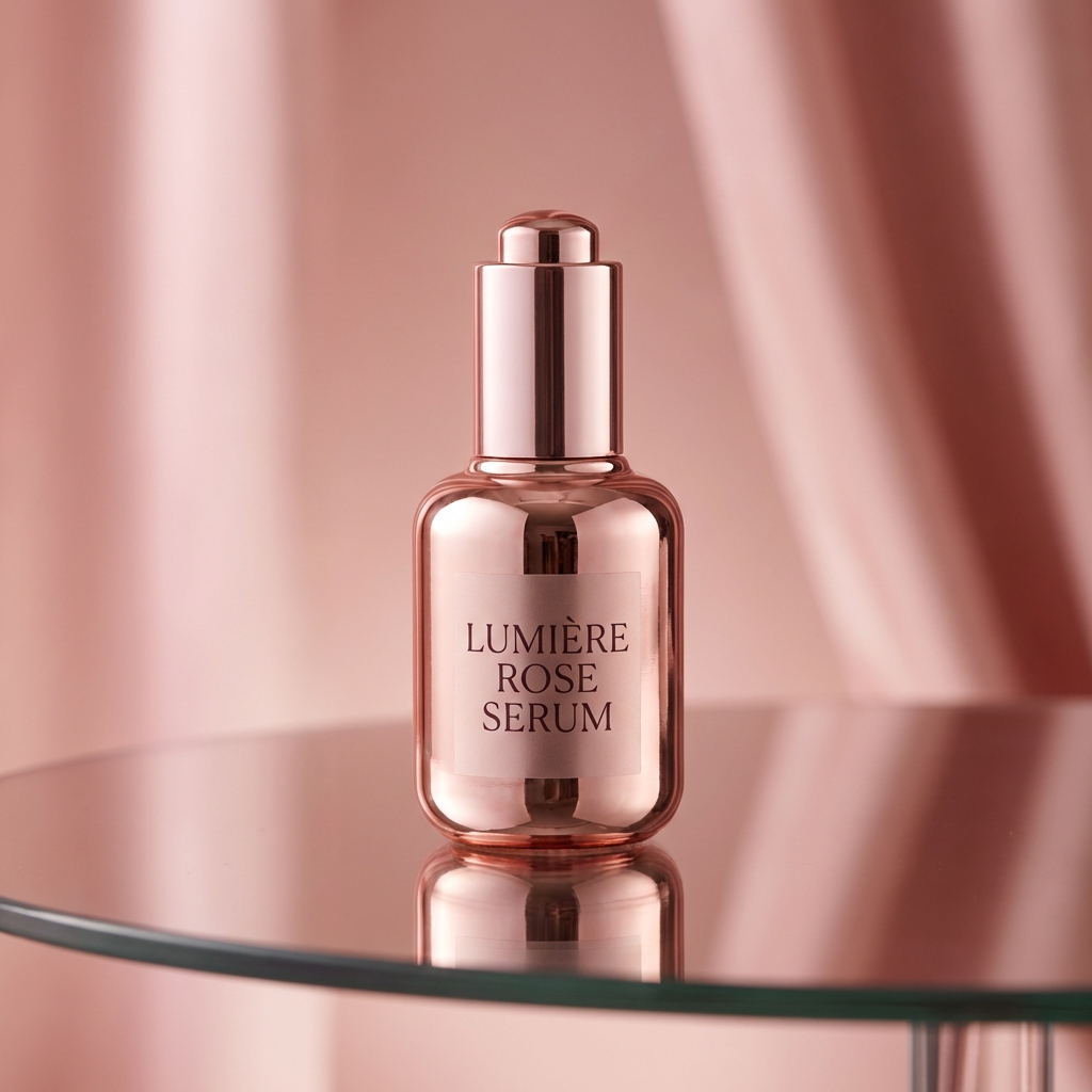 Elegant matte finish color coated perfume bottle